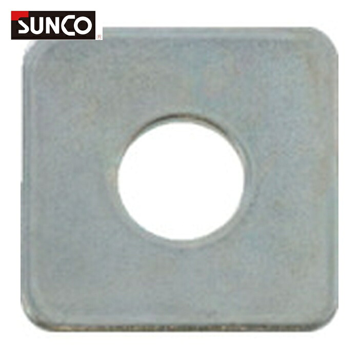 サンコーインダストリー W0-00-0501-0060-0000-12 ドブ 角座金(小形角 (1/4) M6 x 17 x 1.2 (800個入) (1箱)｜工具ランドこだわり館