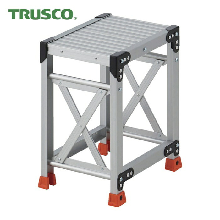 トラスコ TRUSCO 作業用踏台 1段 高さ0.5m 天板300×400 (1台) TSF-135