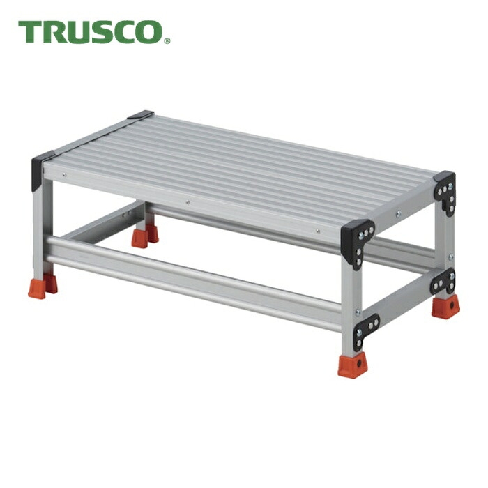 トラスコ TRUSCO 作業用踏台 1段 高さ0.3m 天板800&times;400 (1台) TSF-183｜工具ランドこだわり館