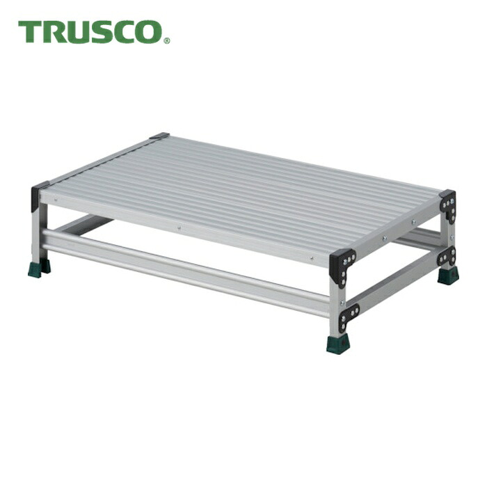 トラスコ TRUSCO 作業用踏台 1段 高さ0.25m 天板1000×600 (1台) TSF-110625