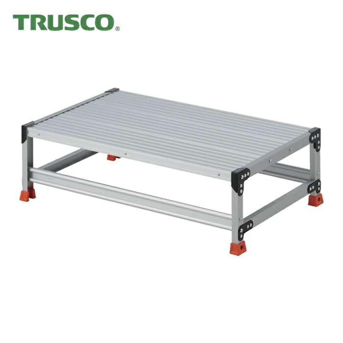 トラスコ TRUSCO 作業用踏台 1段 高さ0.3m 天板1000×600 (1台) TSF-11063