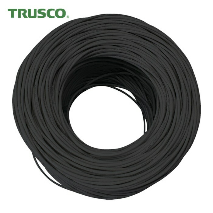トラスコ TRUSCO LANケーブル カテゴリ6 300m 黒 (1巻) TUTP-CAT6-300BK｜工具ランドこだわり館
