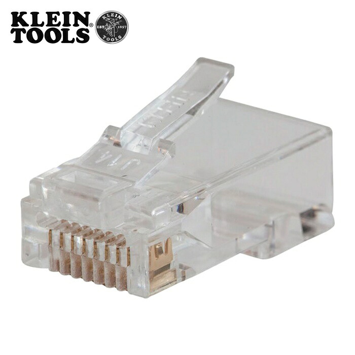 KLEIN TOOLS VDV826703A Pass-Thruモジュラープラグ RJ45 CAT6(50個入) (1Pk)