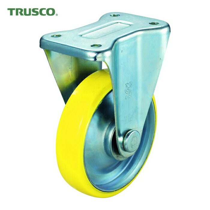 トラスコ TRUSCO 帯電防止ウレタンキャスター 固定 Φ150 (1個) TYUEK-150