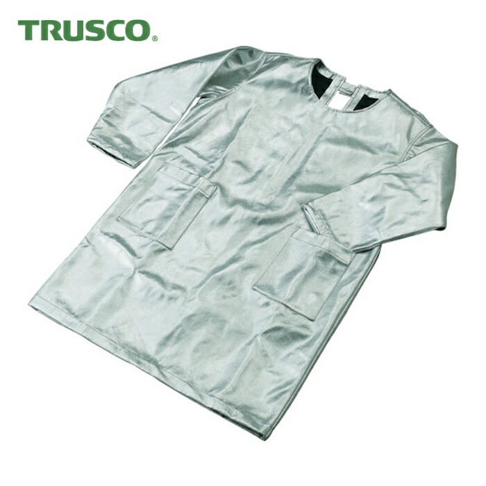 トラスコ TRUSCO スーパープラチナ遮熱作業服 エプロン Lサイズ (1着) TSP-3L