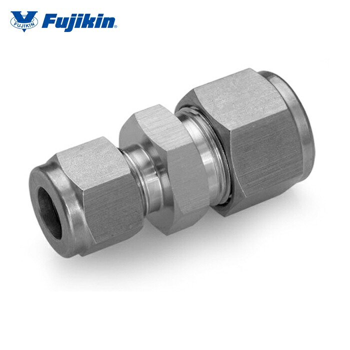 フジキン Fujikin VUWF-25.4X12.7-V ニューV-Lok 2圧縮リング喰い込み式 ステンレス鋼製 (1個)