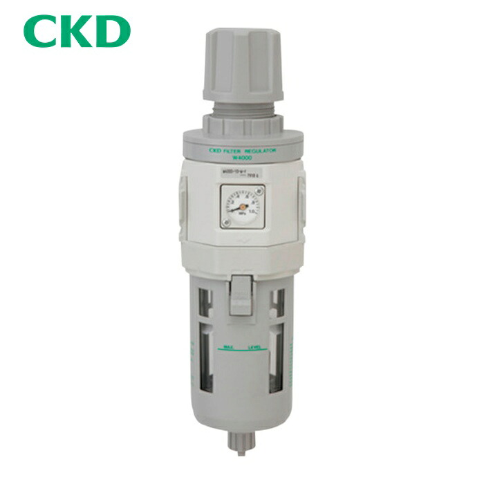 CKD W4000-10-W フィルタレギュレータ (1個)｜工具ランドこだわり館