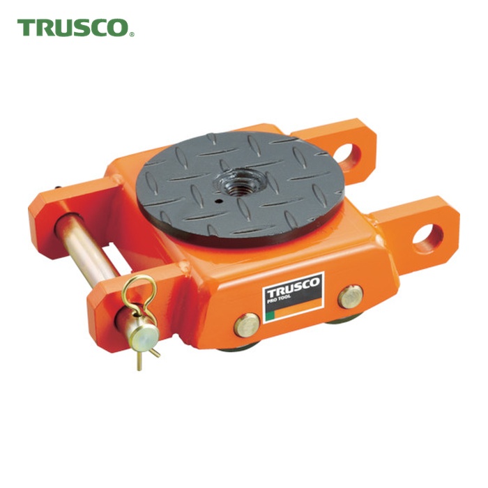 トラスコ TRUSCO 運搬用コロ車 オレンジローラー ウレタン車輪付 標準型 5TON (1台) TUW-5S|工具ランドこだわり館