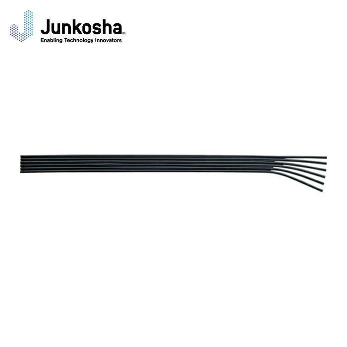 潤工社 UFF-06-2-50 フラットチューブUFF 2-6×4mm 50m 黒 (1巻)