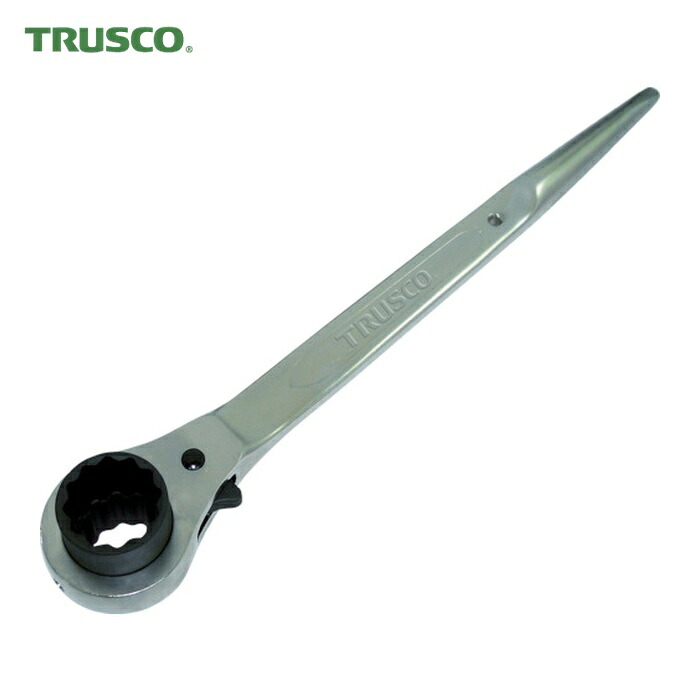 トラスコ TRUSCO 両口ラチェットレンチ 爪式 六角対辺19X24 (1丁) TRW-1924