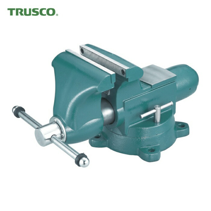 トラスコ TRUSCO 豪然たるアプライトバイス(回転させる台付印字機) 200粍 (1台) TSRV-200K
