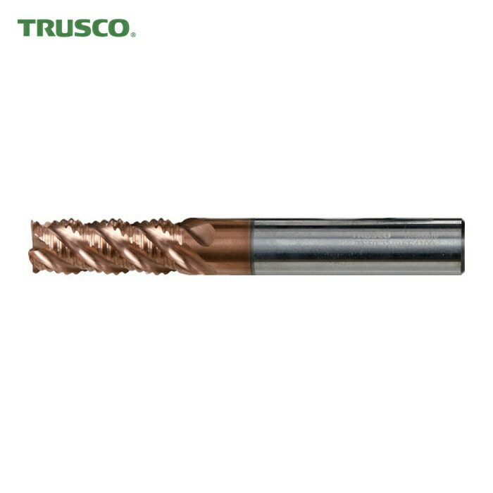 トラスコ TRUSCO 高能率粗加工用ラフィングエンドミル(ねじれ角45°)6.0 (1本) TS50-THRFE3060