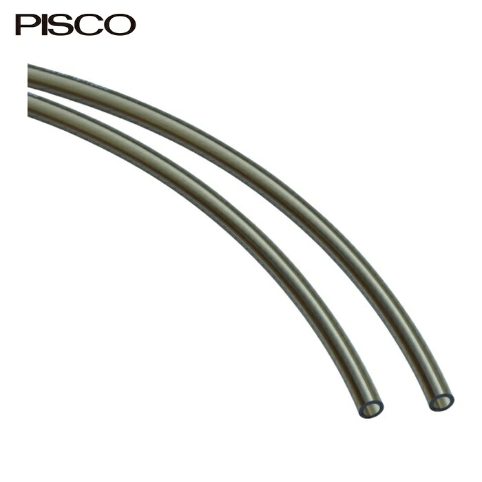 PISCO ピスコ UC1280-100-CBL ソフトポリウレタンチューブ クリアブラック 12×8mm 100M (1巻)