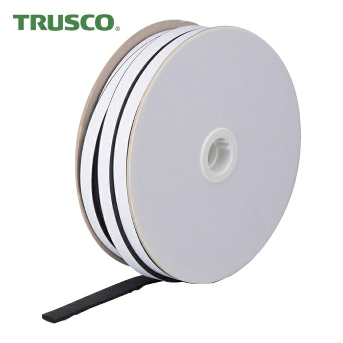トラスコ TRUSCO 粘着付平型スポンジ 10mm×30mm×11m (1巻) TSHN-1030-11
