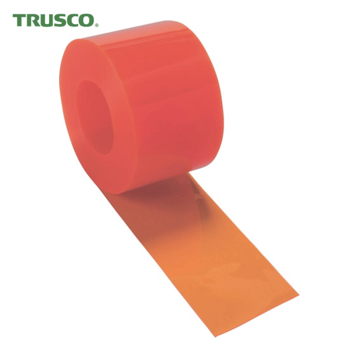 トラスコ TRUSCO ストリップ型間仕切りシート 防虫オレンジ2X300X30M (1巻) TSBO-230-30