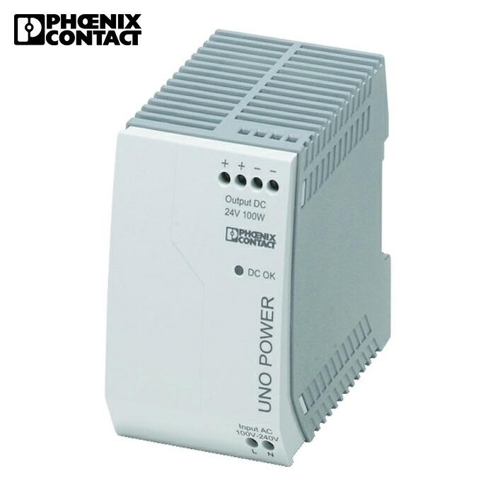 フエニックスコンタクト UNO-PS/1AC/24DC/100W フエニックスコンタクト スイッチング電源ユニットDINレール取付け (1台) 15,958円