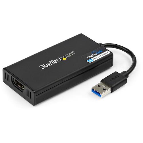 StarTech USB32固定ディスク4K 見せびらかすアダプタ/USB-A - HDMI/USB 3.0/4K30サイクル/Win \u0026 Mac (1箱)