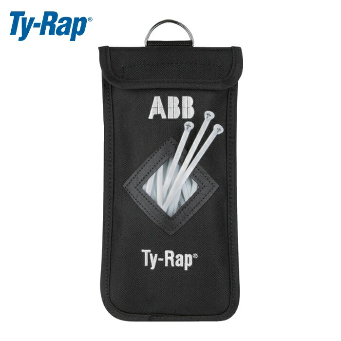 TY-Rap ABB TY-TOTE-25 専用携帯ポーチ 203mmまでのケーブルタイを収納 TY525M× 100本入 (1S)
