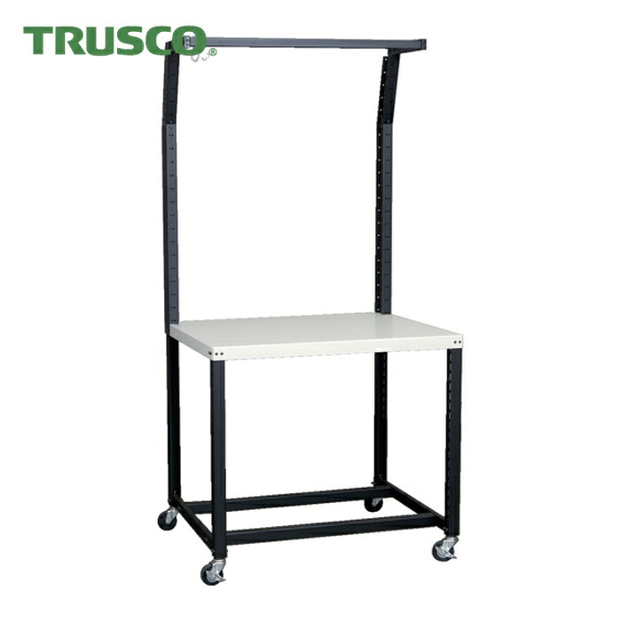 トラスコ TRUSCO 拡張できるセル作業台 均等荷重50kg 900×700×H1890 キャスタータイプ (1台) TUR-10-C