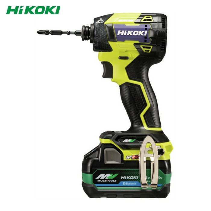 HiKOKI ハイコーキ WH36DD(2XHYSZ) コードレスインパクトドライバ WH36DD 形 スパイダーイエロー (1台)