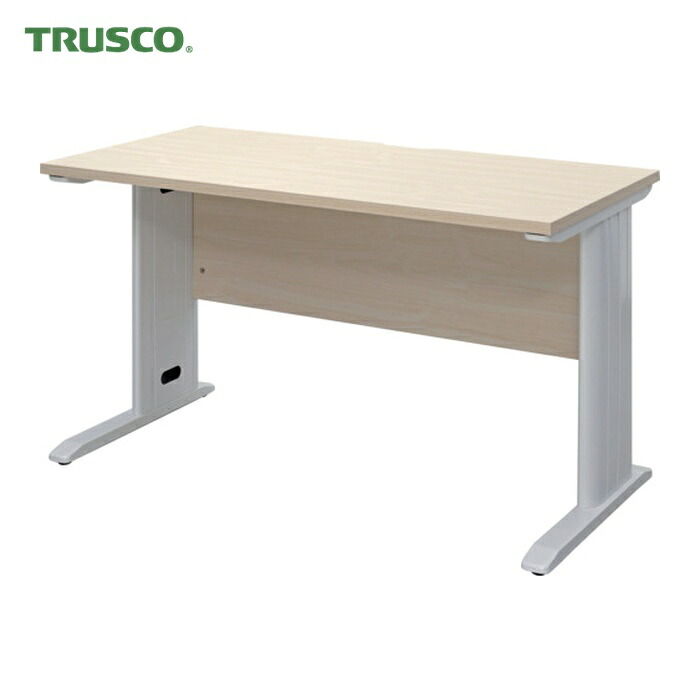 トラスコ TRUSCO 平机 白いこと自然的天板X白脚 W1200xD600XH700 (1台) TSLD1260NAA-W