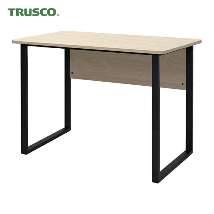 トラスコ TRUSCO 平机 肌理天板黒脚 W1000×D600×H700粍 (1台) TRLD1060-NAA