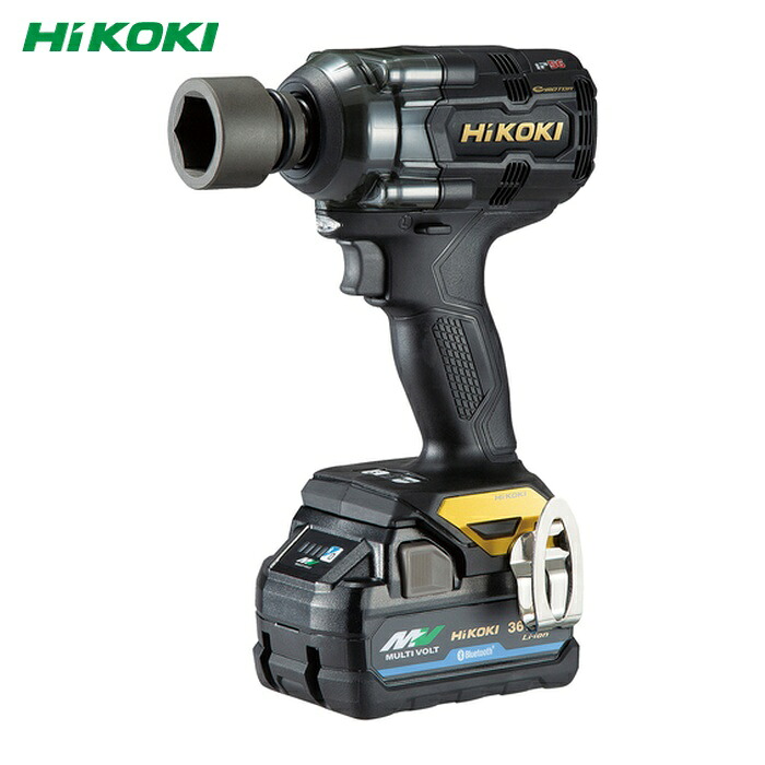 HiKOKI ハイコーキ WR36DH(2XPSZ)(BG) (黒金 限定カラー)36Vコードレスインパクトレンチ ブラック&ゴールド トラスコオリジナルセット (1台)
