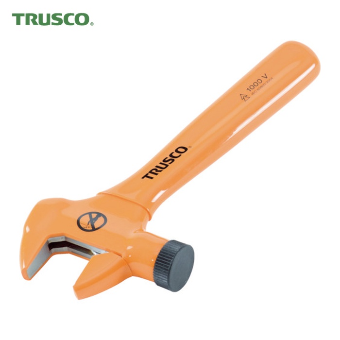 トラスコ TRUSCO 絶縁モンキーレンチ 300mm (1丁) TZMR-300F