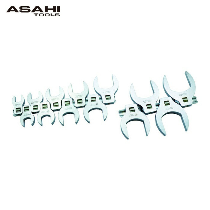 旭金属元素産業 ASH VCS4130 クローフートレンチセット 差込角12.7(13pcs) (1S)