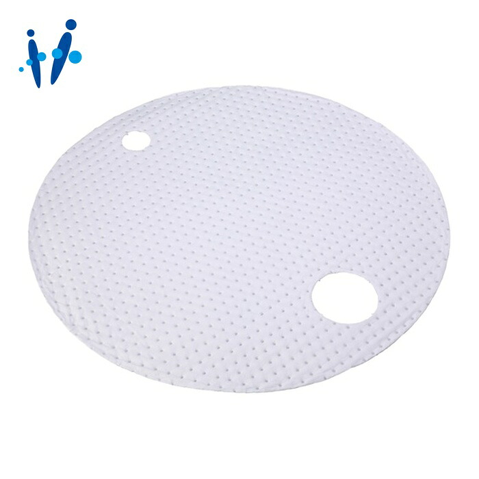橋本クロス 吸収材 オイルシート ホワイト ドラム缶用(油専用) φ550mm (50枚入) (1箱) WHOD-55