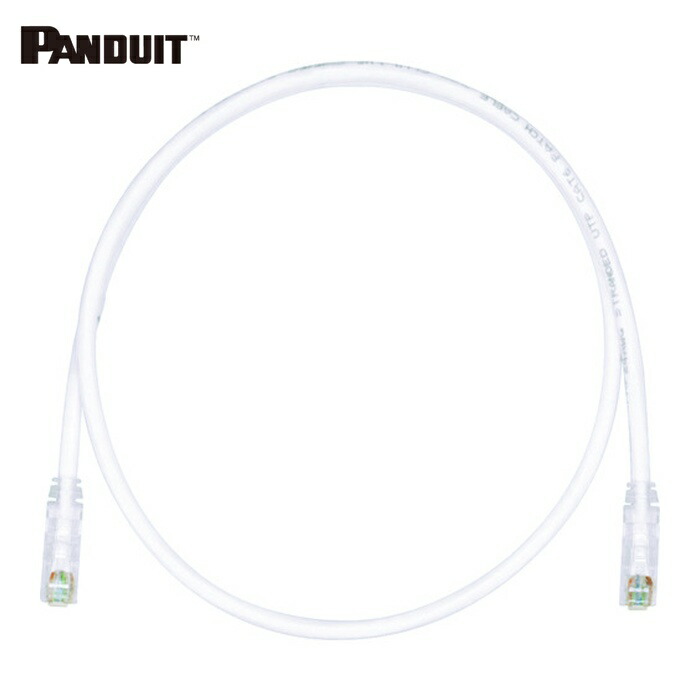 パンドウイット PANDUIT UTPSP10MY カテゴリ6UTPパッチコード 10m オフホワイト (1本)