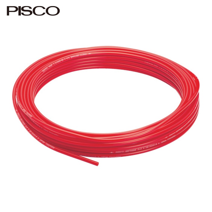 PISCO ピスコ UB1280-100-R ポリウレタンチューブ レッド 12×8 100M (1巻)