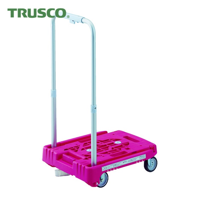 トラスコ TRUSCO 脂手押し車 カルティオミニ weego 省音G拷問台 サクラ色 S付 (1台) WP-2G-P-JS