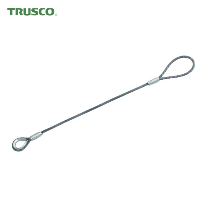 トラスコ TRUSCO ワイヤロープスリング Bタイプ アルミロック 12mmX5m (1本) TWBL-12S5