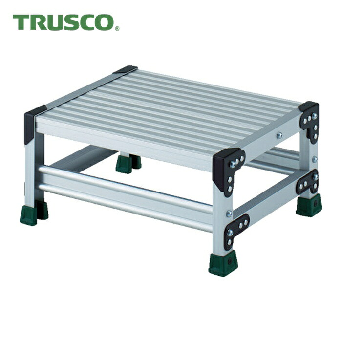 トラスコ TRUSCO アルミ合金製作業台 1段 高さ0.25m 天板500×400 (1台) TSF-1525