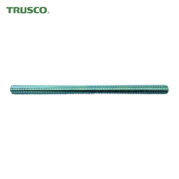トラスコ TRUSCO 全螺子釘 ユニクロメッキ 1/2 2000粍 (10本) ZENB-1/2-2000