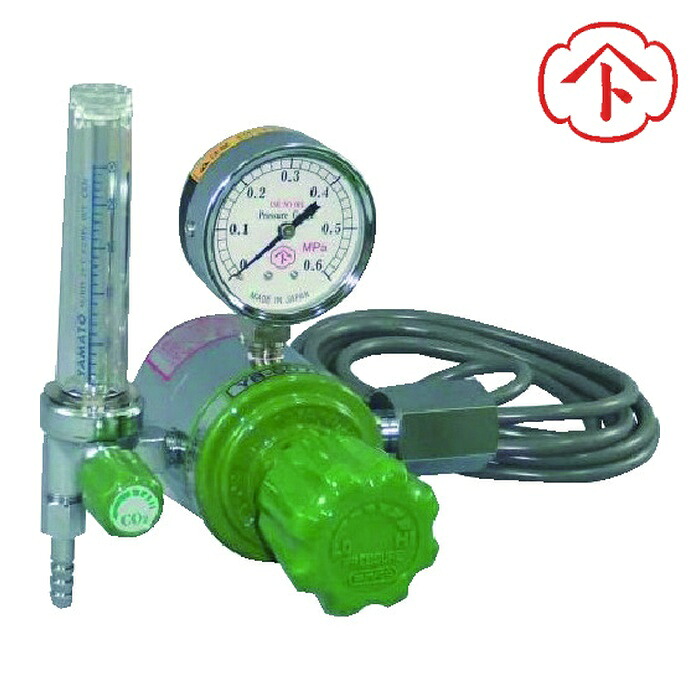 ヤマト産業 YR-507F-11-CO2 ヒーター付調整器 YR-507F-11-CO2 (1個)