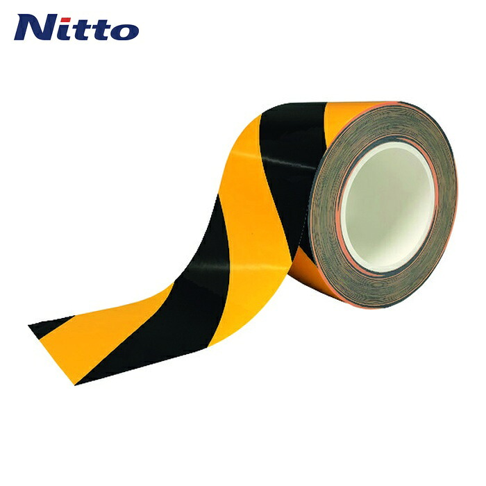 ニトムズ 耐久ラインテープDLTーNEO100x50黒/黄 (1巻) Y6081