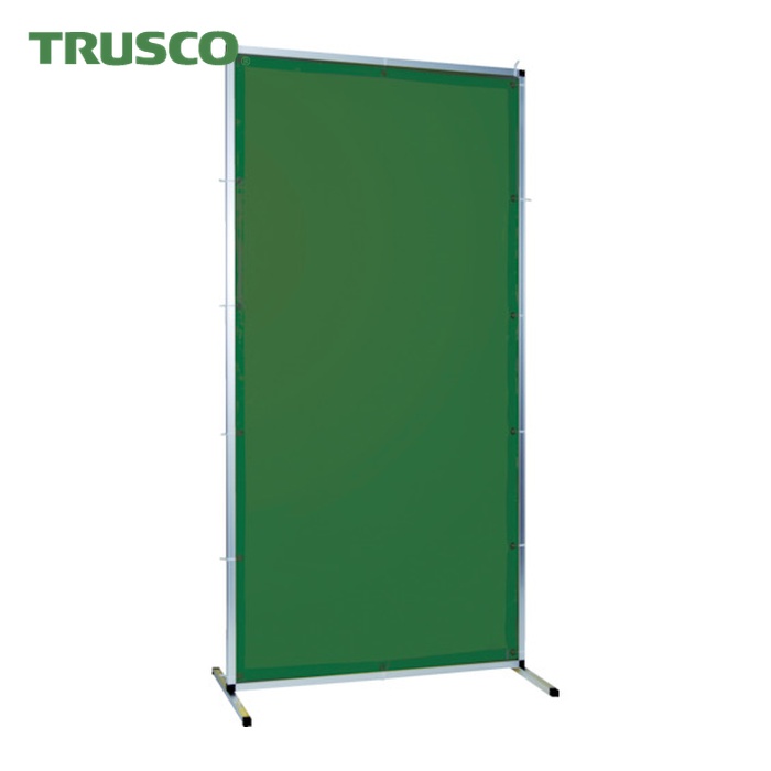トラスコ TRUSCO 溶接用遮光フェンス アルミ製 W1000XH1500 ダークグリ (1台) TYAF-1015-DG|工具ランドこだわり館