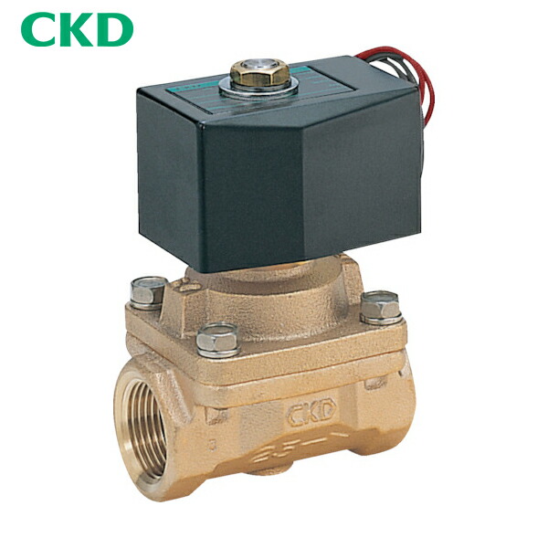 楽天市場】CKD:パイロットキック式2ポート電磁弁(ダイアフラム