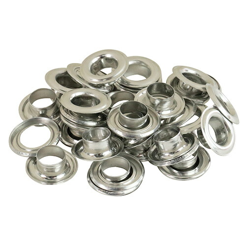 アルミ玉 SK11 両面ハトメ玉アルミ 10mm NO.14MT 20クミ 【4977292144469