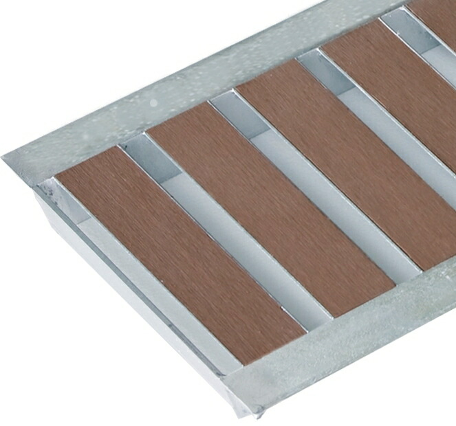法山中央局 所せまい見晴らしグレーチング HYUP-180L600B（赤銅色） 掛け目:T-2