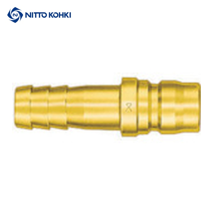 日東工器 12TPH BRASS TSPカプラ 真ちゅう製(ホース取付用プラグ) 相手側1 1/2インチ(00582) (1個)
