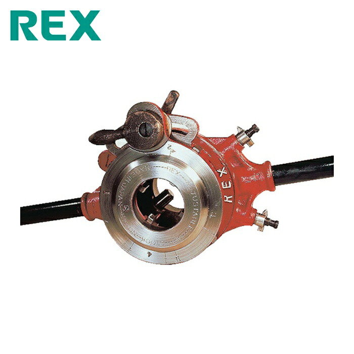 レッキス REX 1101D2 ラチェット式オスタ型手動配管ねじ切り器 112R (1台)
