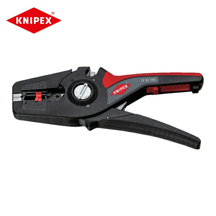 KNIPEX クニペックス 1252-195 プレシストリップ16 190mm (1丁)