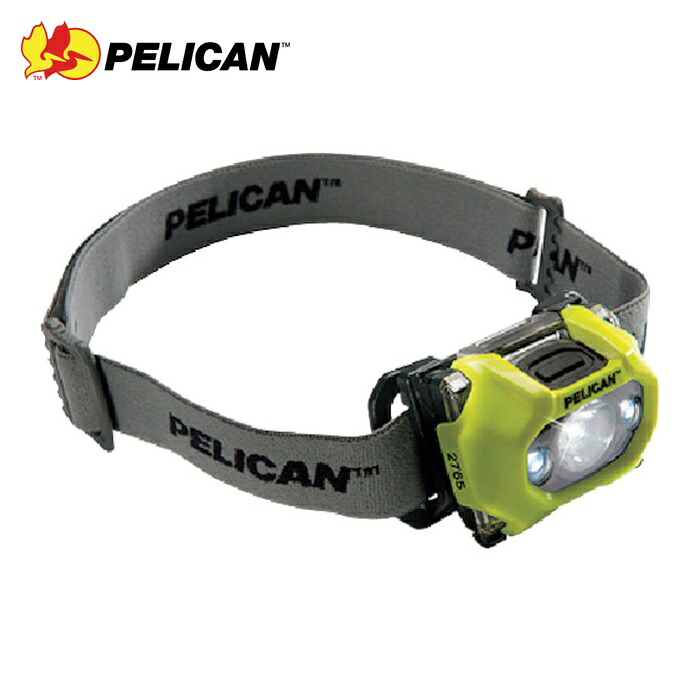 ペリカン PELICAN 276500103245 2765 ヘッドアップライト 黄(防爆) (1個)｜工具ランド　いたわり館