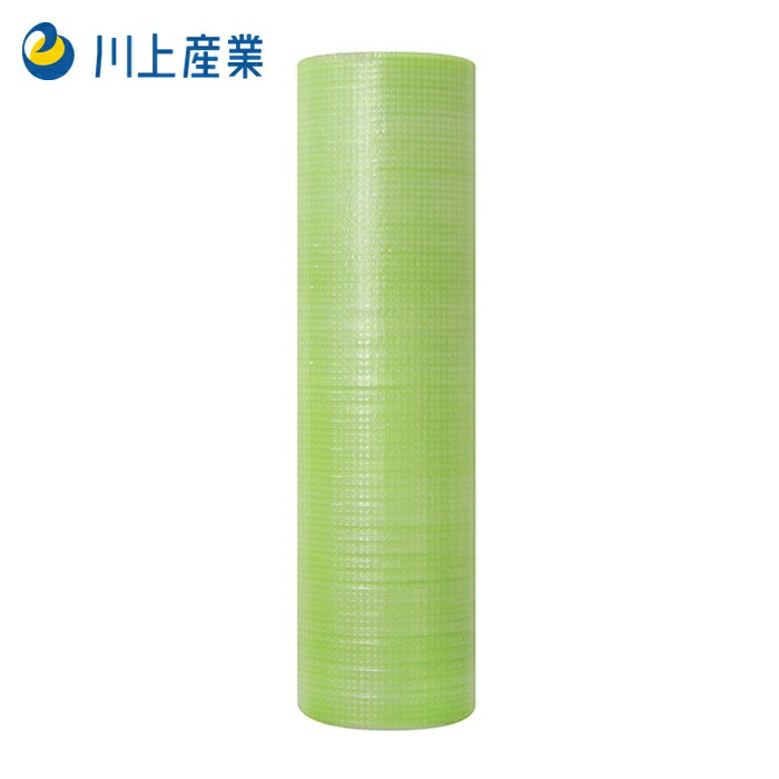 川上産業 プチプチ V-□36G スパスパ 1200mm×42m (バイオマスプラスチック使用) (1本) 11280