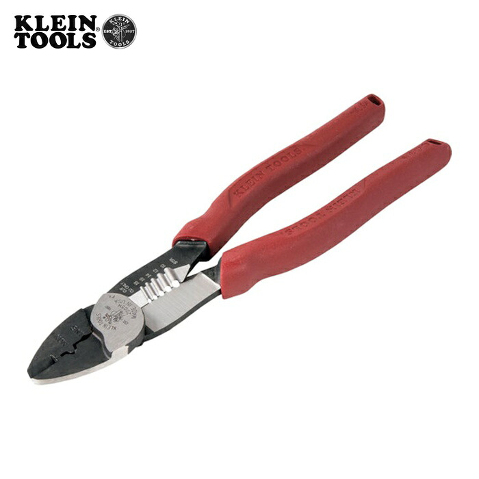 KLEIN TOOLS 2005N 圧着ペンチ(カッター・ストリッパー機能付き) (1丁)