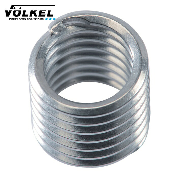 VOELKEL 9211 さし入れるねじ(タングレス) M8×1.25粍 1D (100 個入) (1袋)