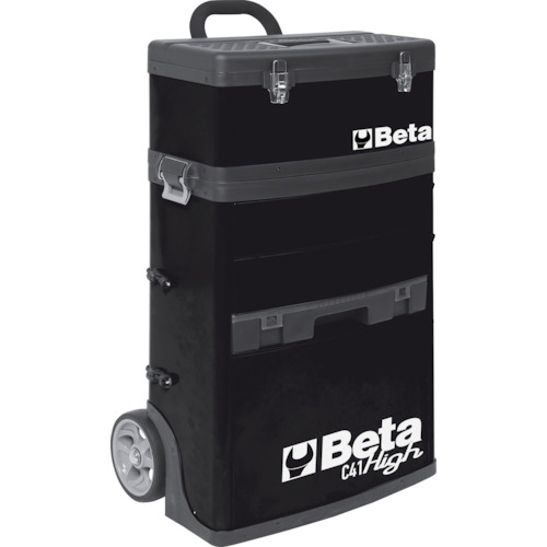 Beta ベータ 41000005 移動式ツールトロリー C41H ブラック (1台)|工具ランド いたわり館